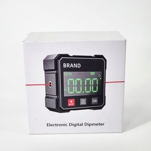 Digital Laser Protractor Inclinometer Electronic Dipmeter Level JC100 Black